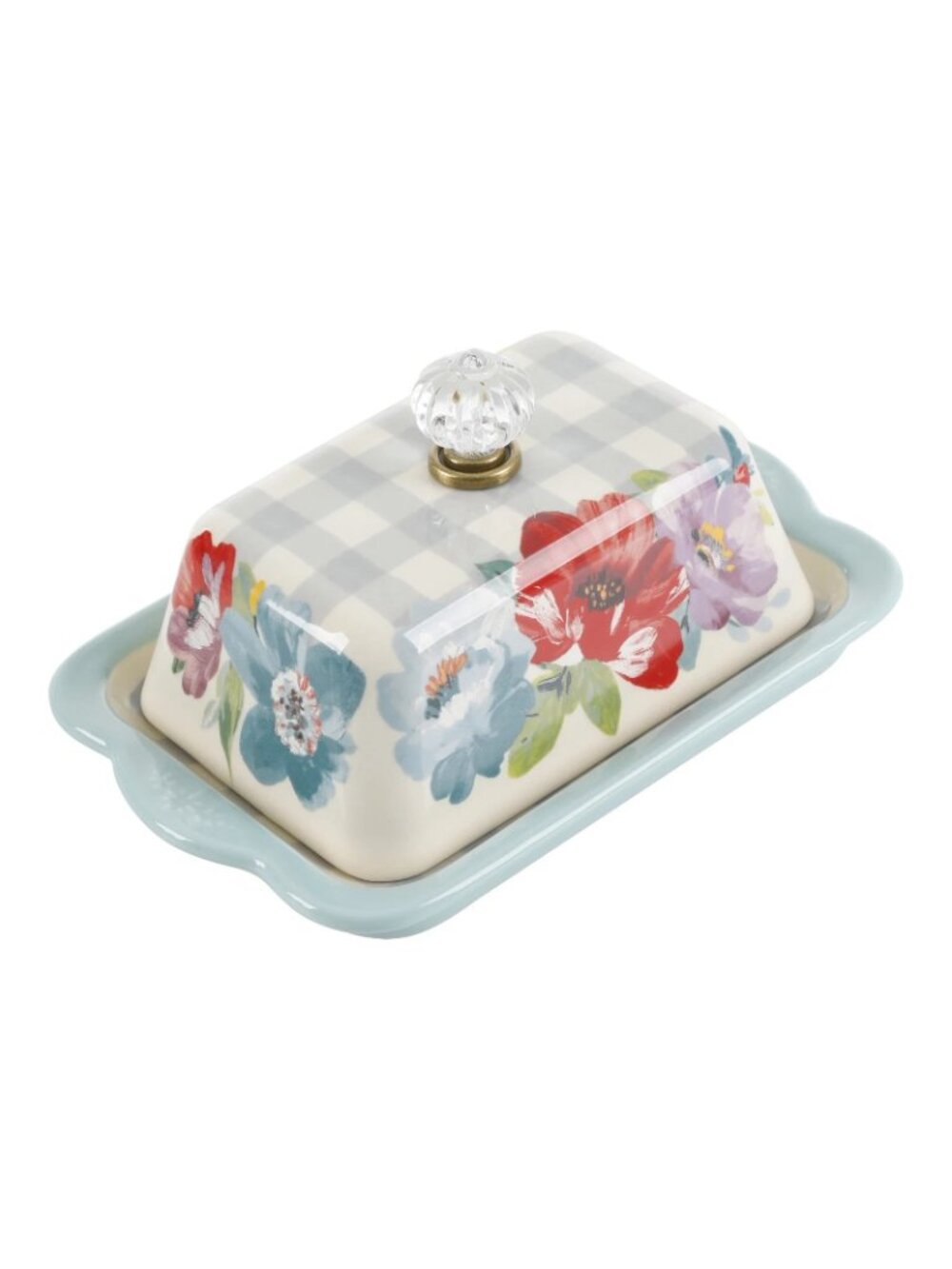 The Pioneer Woman Sweet Romance Butter Dish + Cream and Sugar Set NEW - Picture 6 of 7